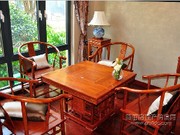 中式別墅樣板房--會(huì)友室