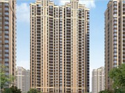 駿乘華府-6#樓北側(cè)中庭透視圖