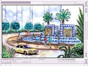 北入口景觀效果圖