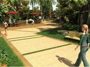 生態(tài)步道景觀效果圖