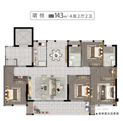 聯(lián)發(fā)保利禧悅 三面采光 4房2廳2衛(wèi) 虧本賣17500-莆田二手房