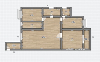 莆田名片萬達(dá)商圈商品房首付約29萬3房2衛(wèi)通透戶型居家裝修-莆田二手房