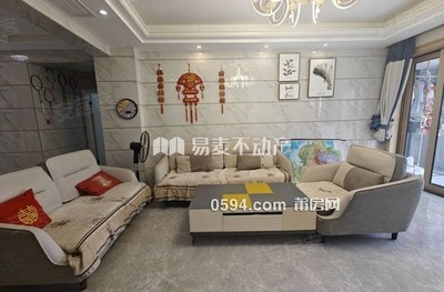 城東高端小區(qū)正榮潤璟 高層四房拎包入住南北東三面采光-莆田二手房