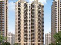 駿乘華府-6#樓北側(cè)中庭透視圖