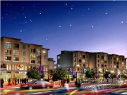 5#沿街夜景透視