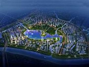 玉湖新城規(guī)劃效果圖夜景