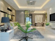 洋房四層客廳效果圖