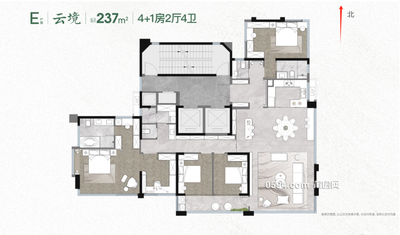 希缺頂奢大平層一層一戶四面光四衛(wèi)沿綬溪頭排景觀難得好-莆田二手房