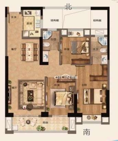 ECO狀元府 南北通透 滿二 中間樓層 正規(guī)商品房 有電梯-莆田二手房