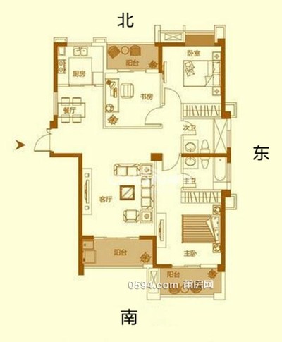 鑫和地王廣場 商品住宅 中間樓層 南北通透 商圈成熟 滿二-莆田二手房