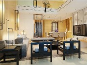 洋房二層客廳效果圖