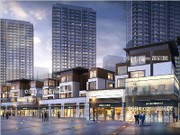 地塊內(nèi)街透視圖