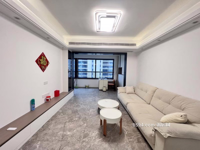 綬溪公園 保利天匯 120平 租金3000元 3室2廳2衛(wèi)家電-莆田租房