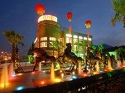 萬輝國際城主入口廣場夜景