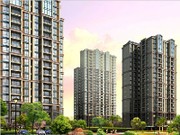 飛旋華僑家園花園透視圖