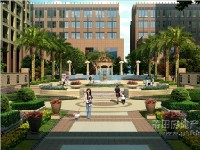 小區(qū)景觀圖