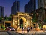 B主入口夜景透視圖