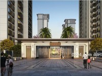 君領(lǐng)蘭溪小區(qū)大門效果圖