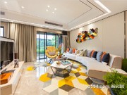 115㎡復式樣板房客廳