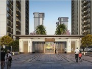 君領(lǐng)蘭溪小區(qū)大門(mén)效果圖