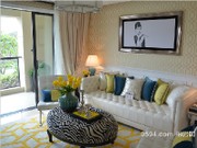 保利城128㎡樣板房客廳