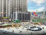 商業(yè)前廣場鳥瞰圖1