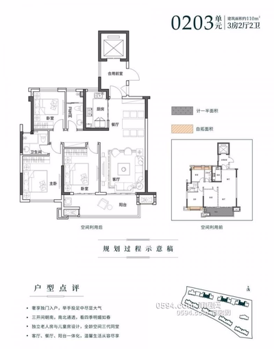 保利紫荊公館 3房2廳2衛(wèi)   一梯一戶 賣10781-莆田二手房