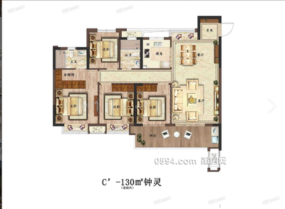 建發(fā)磐龍府一期 南北東  4房2廳2衛(wèi) 虧本賣9931-莆田二手房