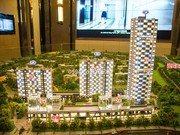 富力壹號半島沙盤圖