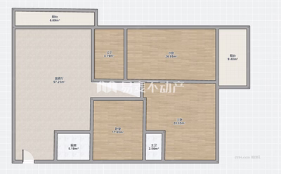 體育中心旁（歐氏雅筑）南北東自住大3房隨時(shí)看房鄰進(jìn)修九-莆田二手房