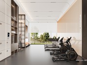 架空層效果圖健身