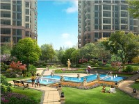 中心疊水效果圖