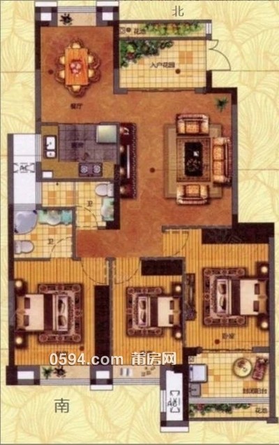 城南 城廂一小旁 正榮御品蘭灣 精裝3房 證滿二 -莆田二手房