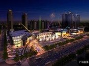 廣場(chǎng)夜景鳥(niǎo)瞰圖