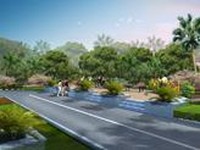 老人健身區(qū)效果圖