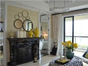 保利城128㎡樣板房客廳