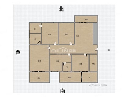 贈(zèng)送超300平大露臺(tái) 三信城市家園 南北通透樓中樓 可做八房-莆田二手房