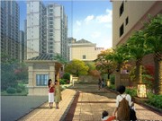 次入口景觀效果圖