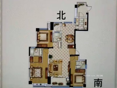 國投城市廣場(chǎng)中高層 3房2廳3衛(wèi) 賣5388-莆田二手房