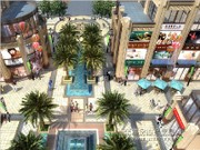 商業(yè)街入口透視