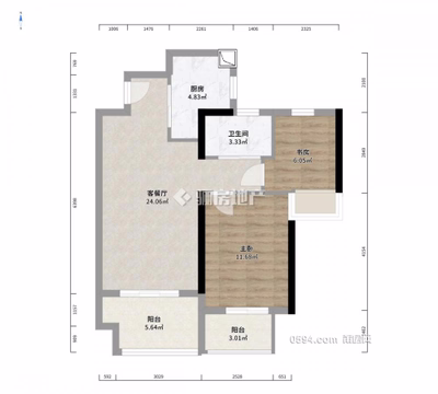 國湄領(lǐng)涵 2房1廳1衛(wèi) 賣6611-莆田二手房
