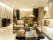 83㎡樣板房——客廳餐廳