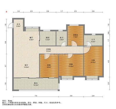 回家就是度假  建發(fā)磐龍府130平毛坯4房僅132萬-莆田二手房